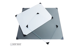 POSH Table Top Glass Palette Grey 6.75 x 8.4 POSH Table Top Glass Palette Grey 6.75 x 8.4
