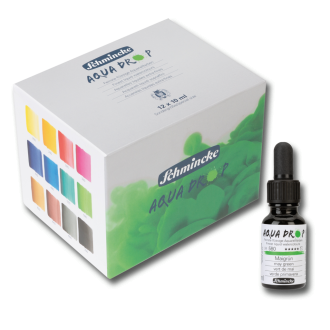 Schmincke Aqua Drop Cardboard Set 12 X 10 Ml