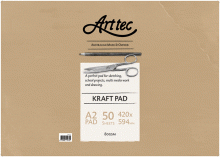 Arttec Kraft Paper Pad 80gsm A2