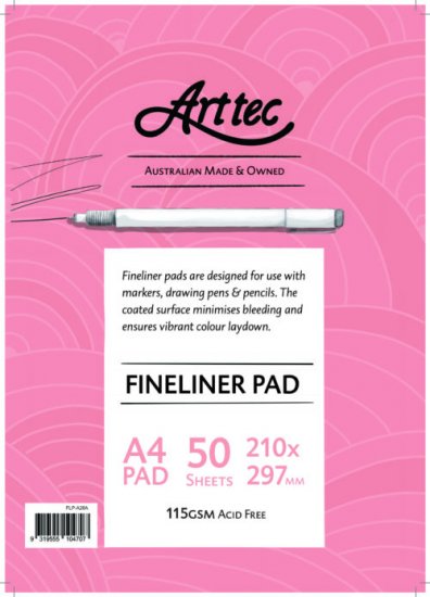 Arttec Fineliner Pad 115gsm A3 - Click Image to Close