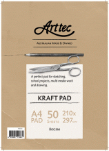 Arttec Kraft Paper Pad 80gsm A4