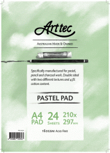 Arttec Pastel Pad Warm Colours 160gsm A3
