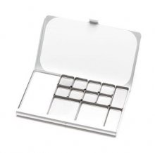 Art Toolkit Pocket Palette Silver with Assorted Pans