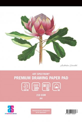Premium Drawing Pad A3 210gsm 50sh Art Spectrum