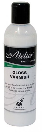 Gloss Varnish (& Medium) Atelier 250ml - Click Image to Close
