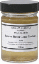 Balsam Resin Glaze Medium Michael Harding 250ml