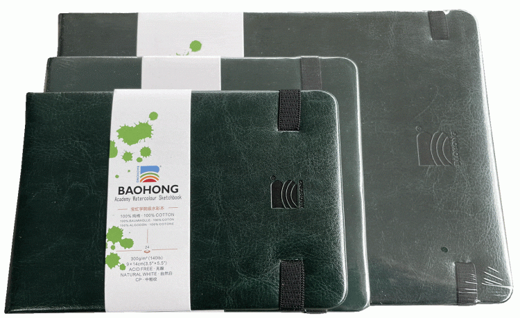 Baohong : Academy : Pure Cotton Watercolour Paper Block : 300gsm