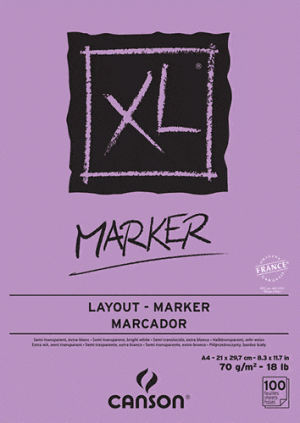 Canson XL Marker Pad 70gsm A3 100sh