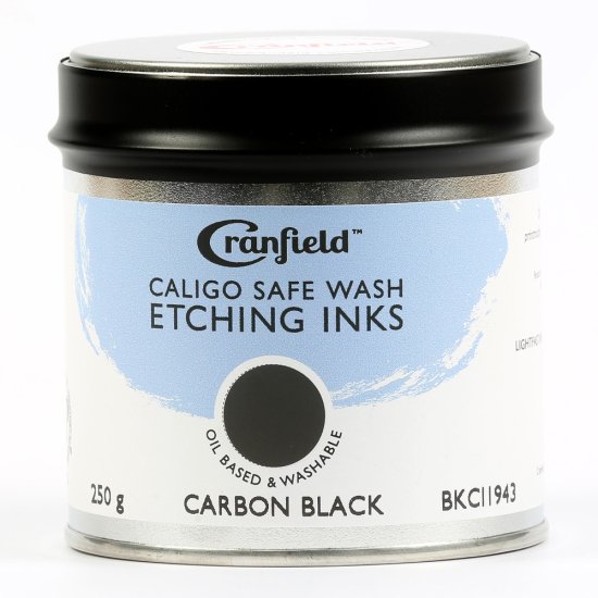 Caligo Safe Wash Etching Ink Carbon Black 250g - Click Image to Close