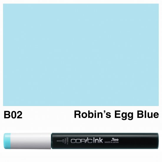 Copic Ink B02-Robins Egg Blue - Click Image to Close