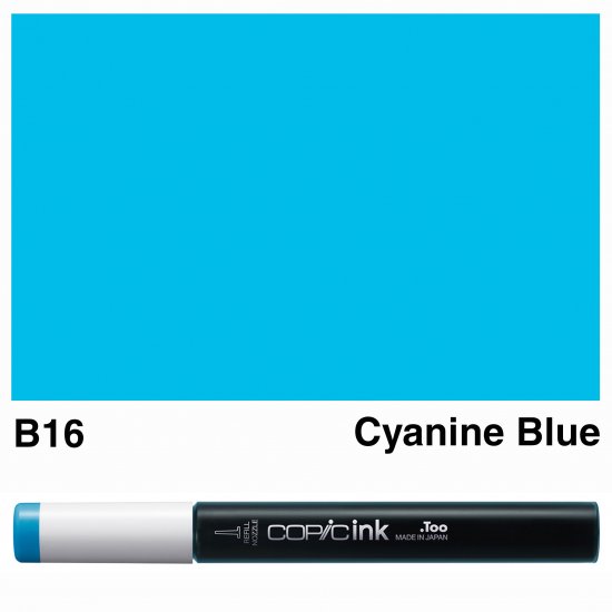 Copic Ink B16-Cyanine Blue - Click Image to Close