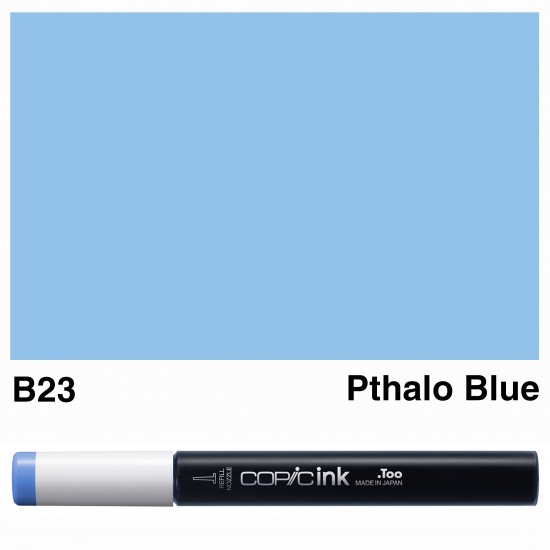 Copic Ink B23-Pthalo Blue - Click Image to Close