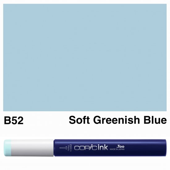 Copic Ink B52-Soft Greenish Blue - Click Image to Close