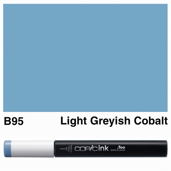 Copic Ink B95-Light Greyish Cobalt - Click Image to Close