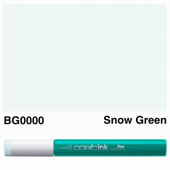 Copic Ink BG0000-Snow Green - Click Image to Close