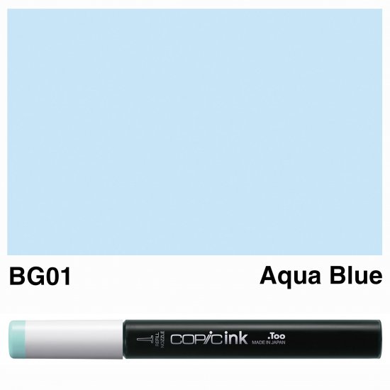 Copic Ink BG01-Aqua Blue - Click Image to Close