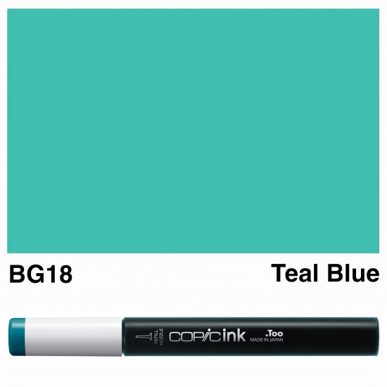 Copic Ink BG18-Teal Blue - Click Image to Close