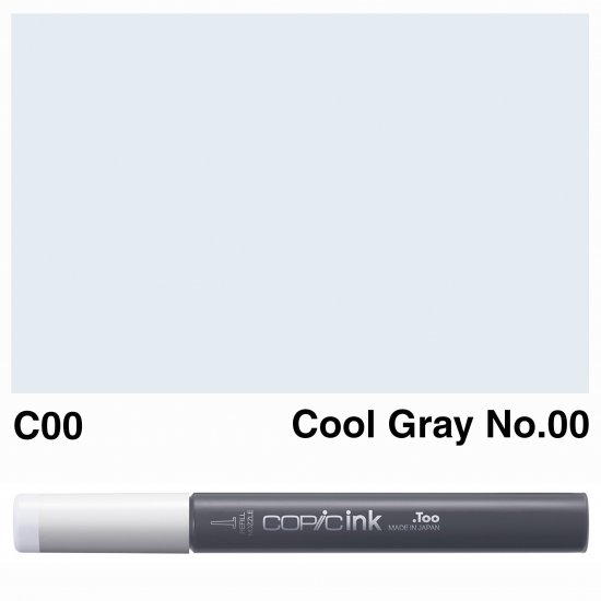 Copic Ink C00-Cool Gray No. 00 - Click Image to Close