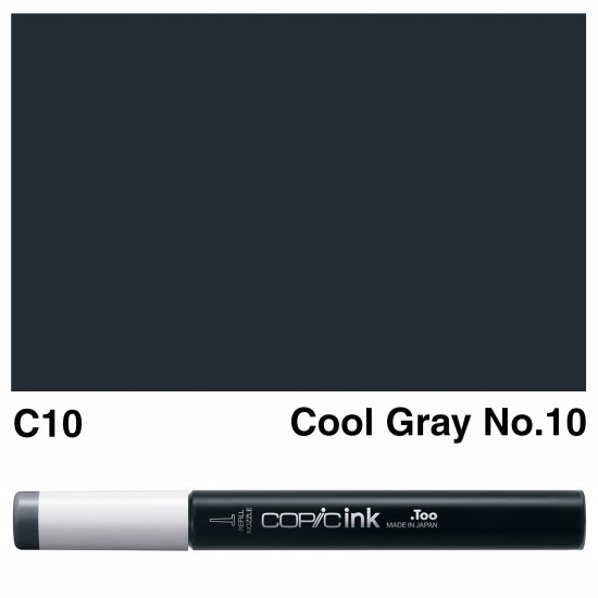 Copic Ink C10-Cool Gray No.10 - Click Image to Close