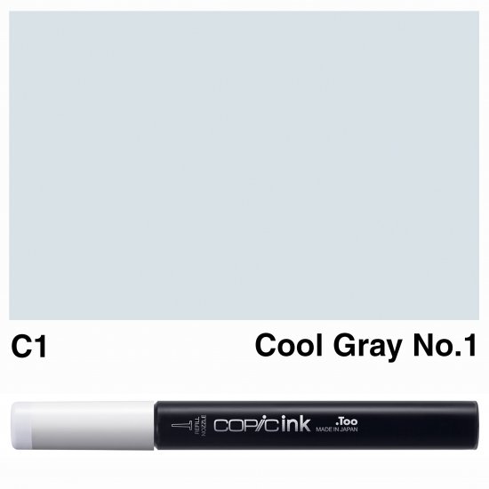 Copic Ink C1-Cool Gray No.1 - Click Image to Close