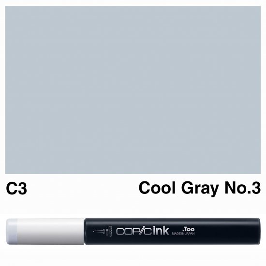 Copic Ink C3-Cool Gray No.3 - Click Image to Close