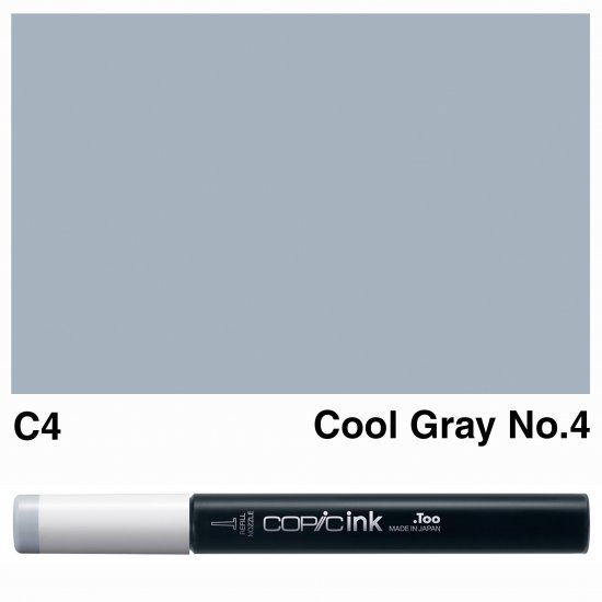 Copic Ink C4-Cool Gray No.4 - Click Image to Close