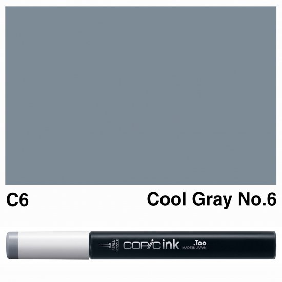 Copic Ink C6-Cool Gray No.6 - Click Image to Close