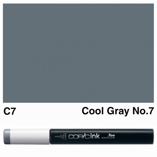 Copic Ink C7-Cool Gray No.7 - Click Image to Close