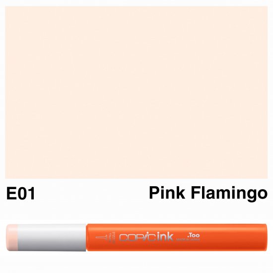 Copic Ink E01-Pink Flamingo - Click Image to Close