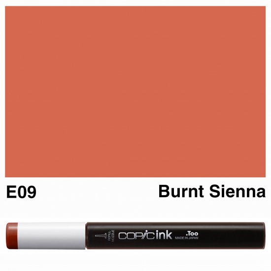 Copic Ink E09-Burnt Sienna - Click Image to Close