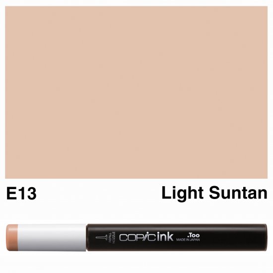 Copic Ink E13-Light Suntan - Click Image to Close