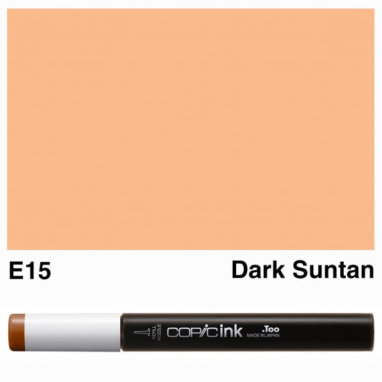 Copic Ink E15-Dark Suntan - Click Image to Close