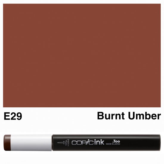 Copic Ink E29-Burnt Umber - Click Image to Close