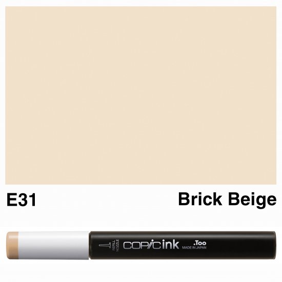 Copic Ink E31-Brick Beige - Click Image to Close