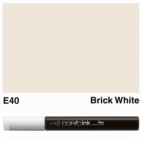 Copic Ink E40-Brick White - Click Image to Close