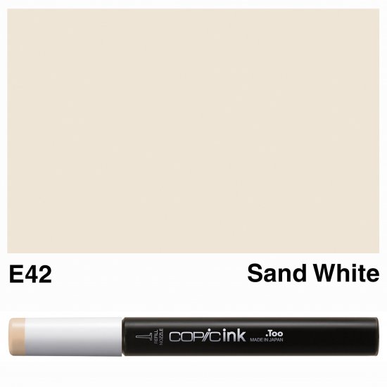 Copic Ink E42-Sand White - Click Image to Close
