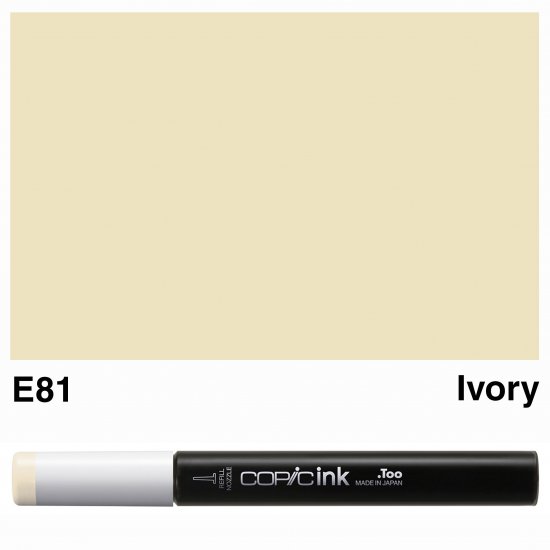Copic Ink E81-Ivory - Click Image to Close