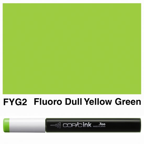 Copic Ink FYG2-Fluoro Dull Yellow Green - Click Image to Close
