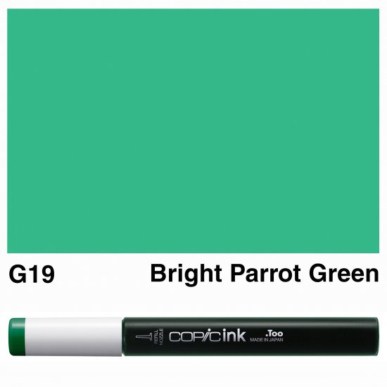 Copic Ink G19-Bright Parrot Green - Click Image to Close