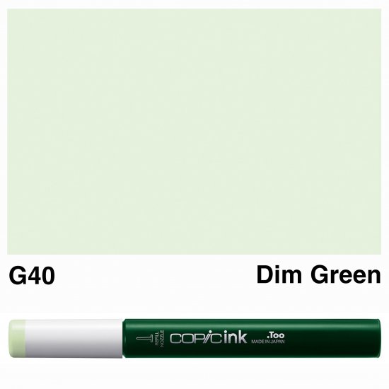 Copic Ink G40-Dim Green - Click Image to Close