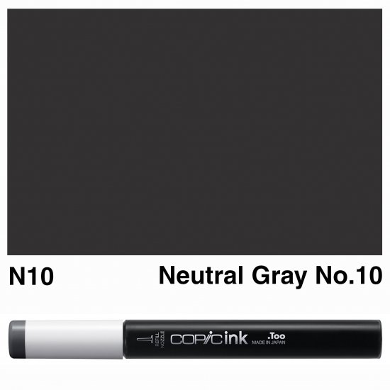 Copic Ink N10-Neutral Gray No.10 - Click Image to Close