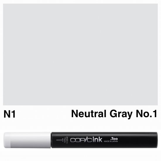 Copic Ink N1-Neutral Gray No.1 - Click Image to Close