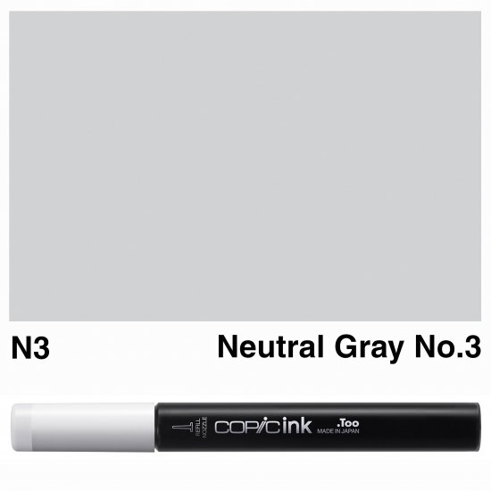 Copic Ink N3-Neutral Gray No.3 - Click Image to Close
