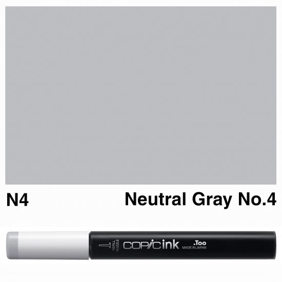 Copic Ink N4-Neutral Gray No.4 - Click Image to Close
