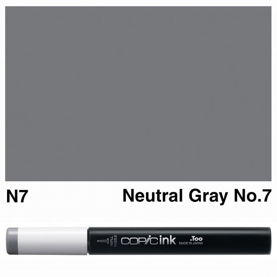 Copic Ink N7-Neutral Gray No.7 - Click Image to Close