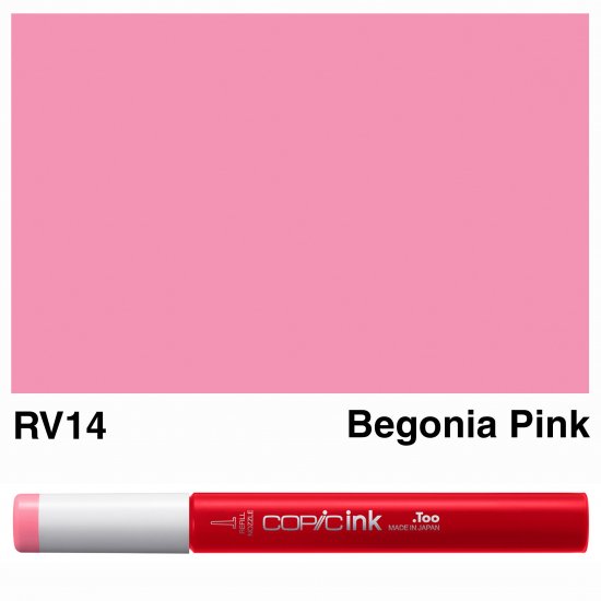 Copic Ink RV14-Begonia Pink - Click Image to Close