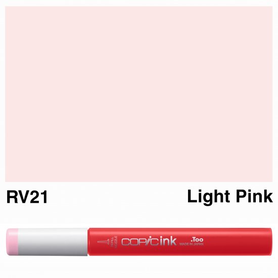 Copic Ink RV21-Light Pink - Click Image to Close