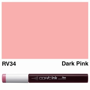 Copic Ink RV34-Dark Pink  Copic Ink RV34-Dark Pink