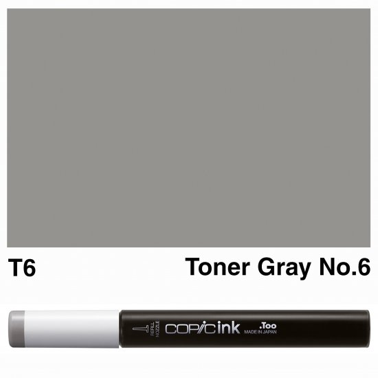 Copic Ink T6-Toner Gray No.6 - Click Image to Close