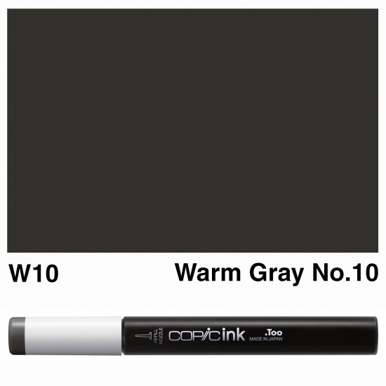 Copic Ink W10-Warm Gray No.10 - Click Image to Close